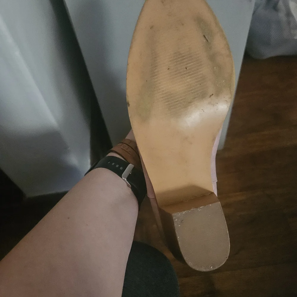 Pink Suede Knee-High Boots - Picture 2 of 7